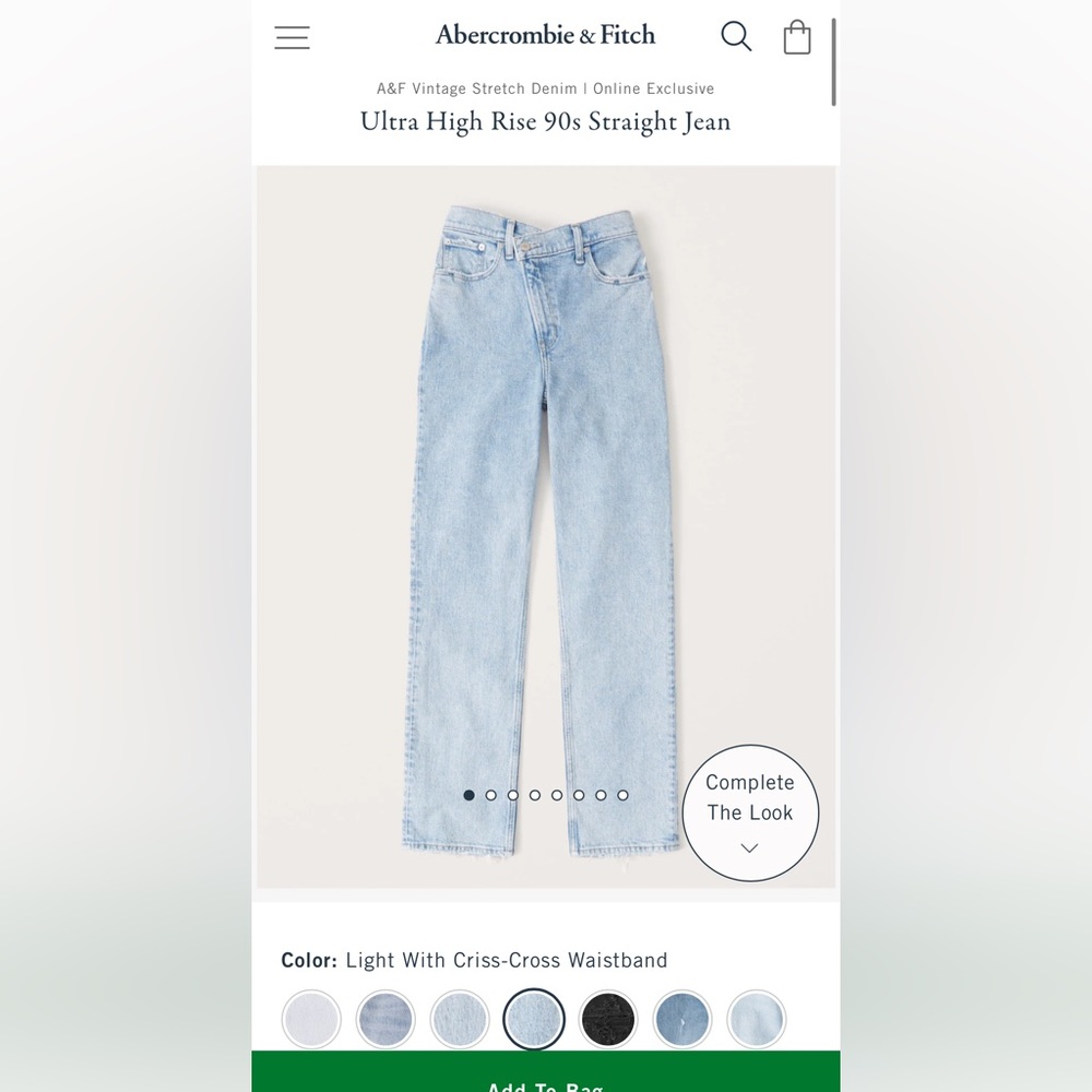Ultra High Rise 90s Straight Jeans